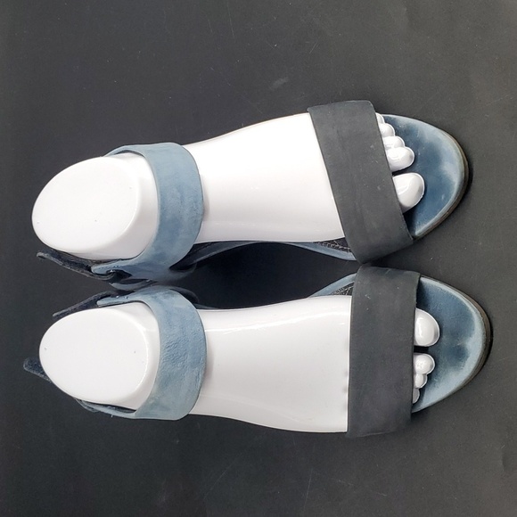 Camper Leather Wedge Sandal EU 38 Hook Loop, US 8 - Picture 4 of 12